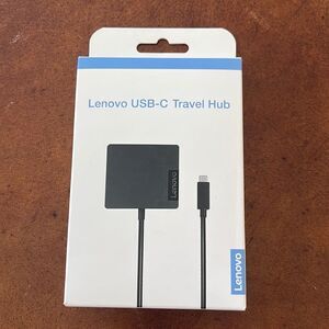 Lenovo USB-C‎ Travel Hub In Black GX90M61235- NEW/ SEALED